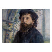 Pierre Auguste Renoir - Portrait von Claude Monet Schneidebrett (Vorderseite)