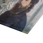 Pierre Auguste Renoir - Portrait von Claude Monet Schneidebrett (Ecke)