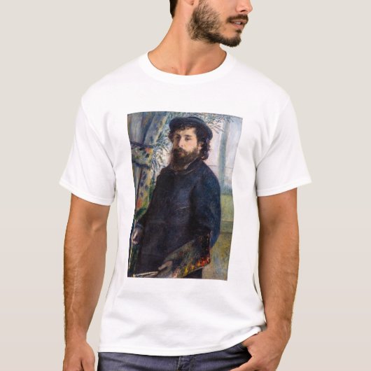 Pierre Auguste Renoir - Portrait von Claude Monet T-Shirt (Vorderseite)