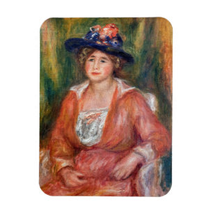 Pierre-Auguste Renoir - Porträt einer sitzenden Fr Magnet