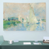 Pierre-Auguste Renoir - Regatta bei Argenteuil Banner (Messe)
