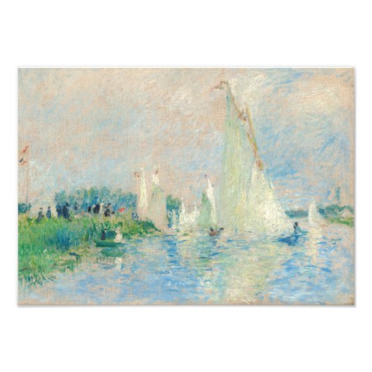 Pierre-Auguste Renoir - Regatta bei Argenteuil Fotodruck (Vorne)