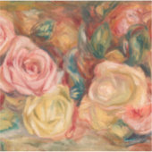 Pierre-Auguste Renoir - Rose Aufkleber (Vorderseite)
