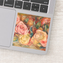 Pierre-Auguste Renoir - Rose Aufkleber