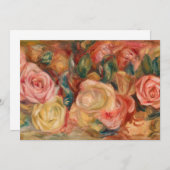 Pierre-Auguste Renoir - Rose Dankeskarte (Vorne/Hinten)