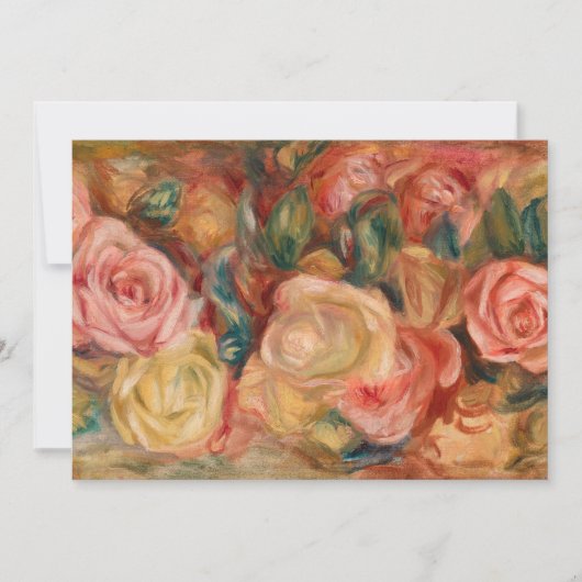 Pierre-Auguste Renoir - Rose Einladung (Vorderseite)