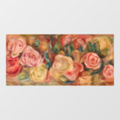 Pierre-Auguste Renoir - Rose Fensteraufkleber (Blatt)