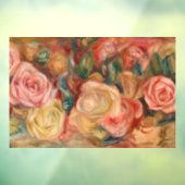 Pierre-Auguste Renoir - Rose Fensteraufkleber (Blatt 3)
