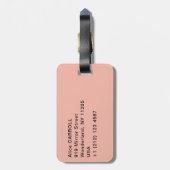 Pierre-Auguste Renoir - Rose Gepäckanhänger (Rückseite vertikal)