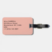 Pierre-Auguste Renoir - Rose Gepäckanhänger (Rückseite horizontal)