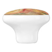 Pierre-Auguste Renoir - Rose Keramikknauf (Seitenansicht)