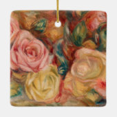 Pierre-Auguste Renoir - Rose Keramikornament (Rückseite)