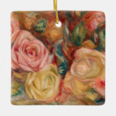 Pierre-Auguste Renoir - Rose Keramikornament (Vorderseite)
