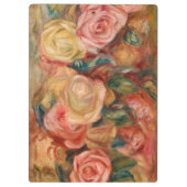 Pierre-Auguste Renoir - Rose Klemmbrett (Rückseite)