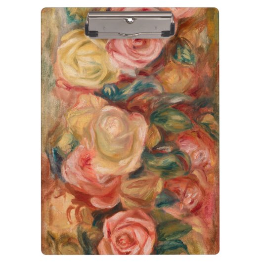 Pierre-Auguste Renoir - Rose Klemmbrett (Vorderseite)