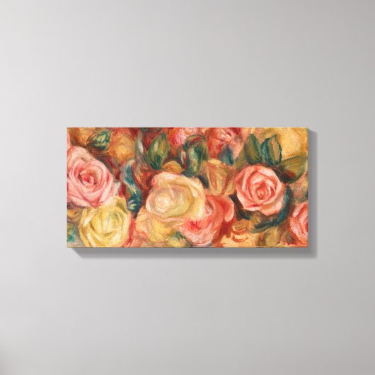 Pierre-Auguste Renoir - Rose Leinwanddruck (Vorderseite)