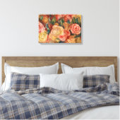 Pierre-Auguste Renoir - Rose Leinwanddruck (Insitu (Schlafzimmer))
