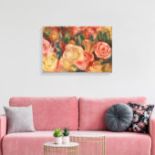Pierre-Auguste Renoir - Rose Leinwanddruck (Insitu (Wohnzimmer))