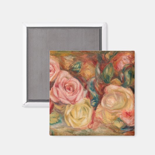 Pierre-Auguste Renoir - Rose Magnet (Vorderseite/Rückseite)