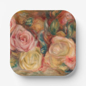 Pierre-Auguste Renoir - Rose Pappteller (Vorderseite)