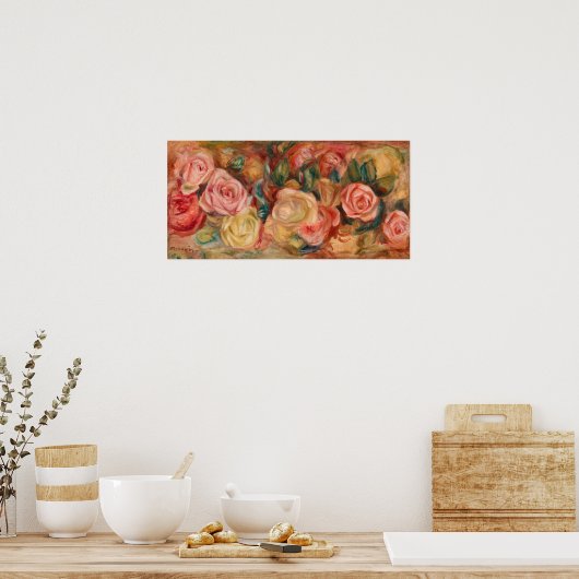 Pierre-Auguste Renoir - Rose Poster (Küche)
