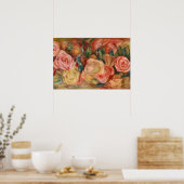 Pierre-Auguste Renoir - Rose Poster (Küche)