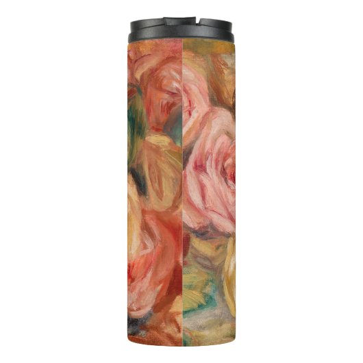 Pierre-Auguste Renoir - Rose Thermosbecher (Rückseite)