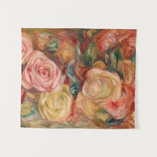 Pierre-Auguste Renoir - Rose Wandteppich (Vorderseite (Horizontal))