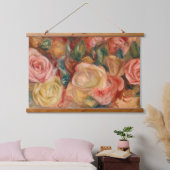 Pierre-Auguste Renoir - Rose Wandteppich Mit Holzrahmen (Schlafzimmer)