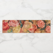 Pierre-Auguste Renoir - Rose Wasserflaschenetikett (Einzelnes Label)