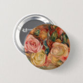 Pierre-Auguste Renoir - Rosen Button (Vorne & Hinten)