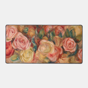 Pierre-Auguste Renoir - Rosen Schreibtischunterlage
