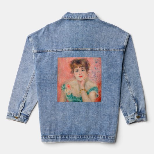 Pierre-Auguste Renoir - Schauspielerin Jeanne Sama Jeansjacke (Rückseite)