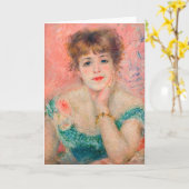 Pierre-Auguste Renoir - Schauspielerin Jeanne Sama Karte (Gelbe Blume)