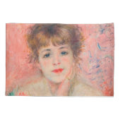 Pierre-Auguste Renoir - Schauspielerin Jeanne Sama Kissenbezug (Rückseite)