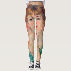 Pierre-Auguste Renoir - Schauspielerin Jeanne Sama Leggings