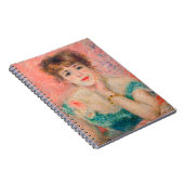 Pierre-Auguste Renoir - Schauspielerin Jeanne Sama Notizblock (Rechte Seite)