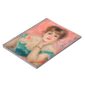 Pierre-Auguste Renoir - Schauspielerin Jeanne Sama Notizblock (Linke Seite)
