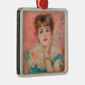 Pierre-Auguste Renoir - Schauspielerin Jeanne Sama Ornament Aus Metall (Rechts)