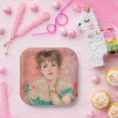 Pierre-Auguste Renoir - Schauspielerin Jeanne Sama Pappteller (Party)