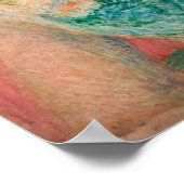 Pierre-Auguste Renoir - Schauspielerin Jeanne Sama Poster (Ecke)