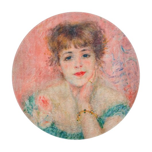 Pierre-Auguste Renoir - Schauspielerin Jeanne Sama Schneidebrett (Vorderseite)