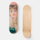 Pierre-Auguste Renoir - Schauspielerin Jeanne Sama Skateboard (Vorderseite)