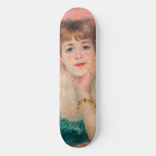 Pierre-Auguste Renoir - Schauspielerin Jeanne Sama Skateboard (Vorderseite)