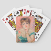Pierre-Auguste Renoir - Schauspielerin Jeanne Sama Spielkarten (Rückseite)