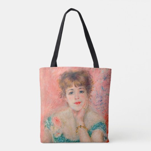 Pierre-Auguste Renoir - Schauspielerin Jeanne Sama Tasche (Rückseite)