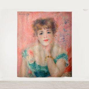 Pierre-Auguste Renoir - Schauspielerin Jeanne Sama Wandteppich