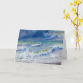 Pierre-Auguste Renoir - Seascape Karte (Gelbe Blume)
