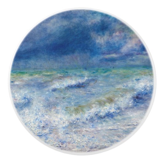 Pierre-Auguste Renoir - Seascape Keramikknauf (Vorderseite)