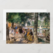 Pierre-Auguste Renoir - Seine-Badezone Einladung (Vorne/Hinten)